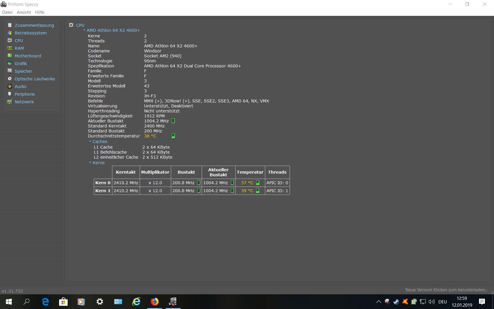 Upgrade auf Windows 10 1809 schlägt fehl