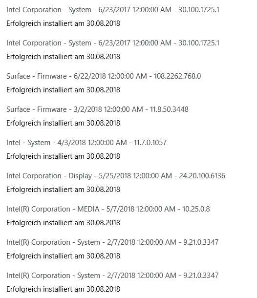 kürzere Akkulaufzeit nach Screen of Death