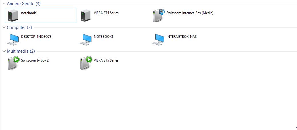 NAS auf meinem Desktop nicht erkennt