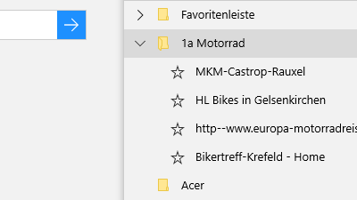 Import der Favoriten aus IE