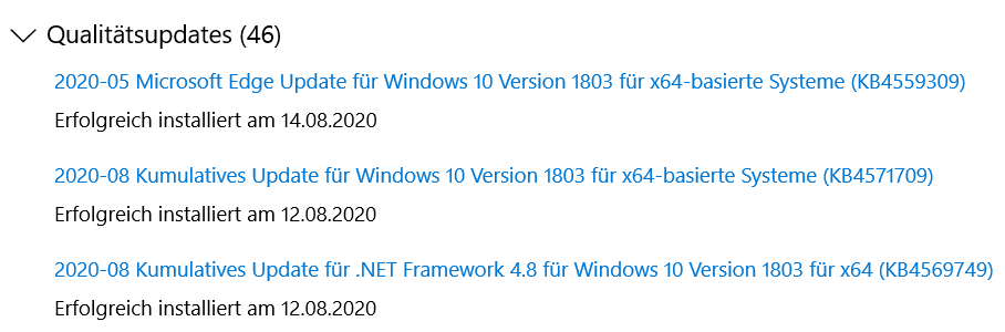 Funk Maus funktioniert nach Windows Update nicht mehr