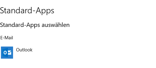 W10 Home - E-Mail Empfänger wird nicht im "Senden an" Menü angeboten