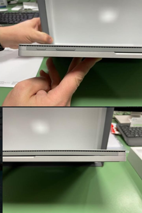 Surface Book 2 - Betriebssystem erkennt Kamera nicht mehr & ist verbogen