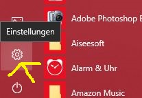 Kein Zugriff auf die Einstellungen mehr