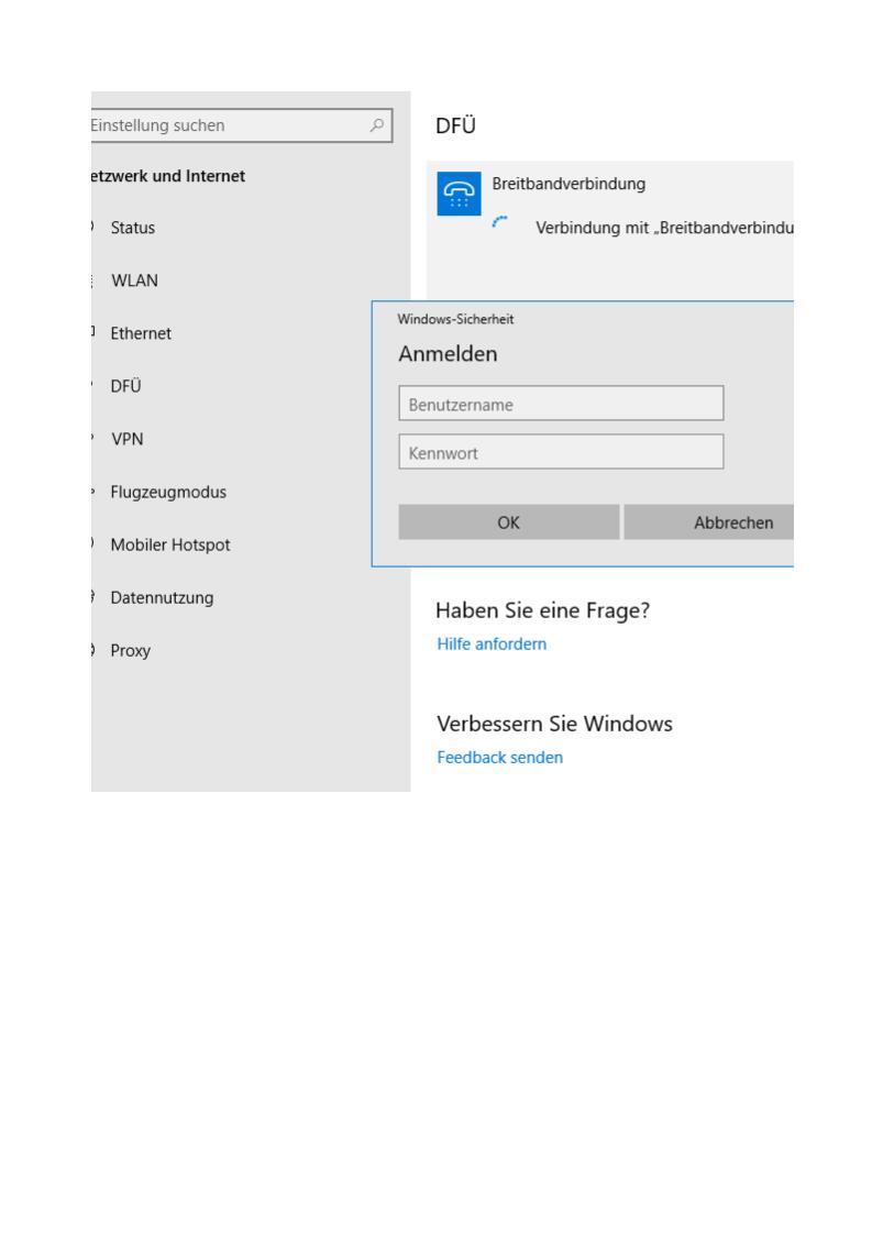 Lan-Breitbandverbindung