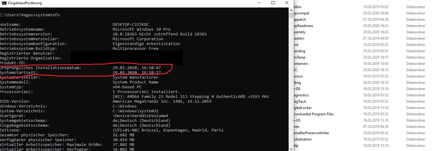 Windows Installation komplett neu will nicht funktionieren