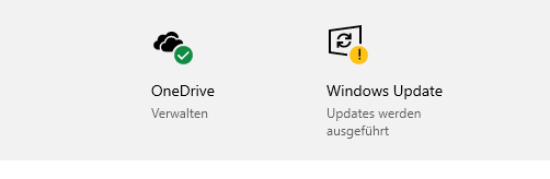 Windows "updates werden ausgeführt" Anzeige spinnt