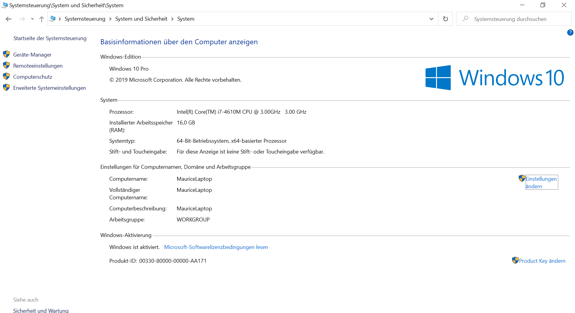 Windows-Sicherheit / Windowsdefender nicht Installierbar