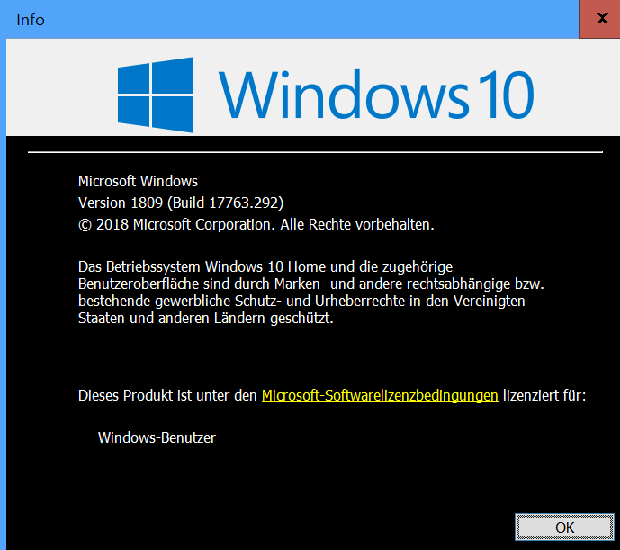 Windows 10 Design nach Update teilweise schwarz, hell, dunkel...