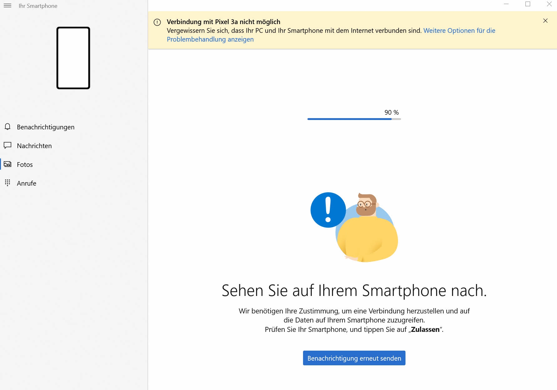 APP "Ihr Smartphone" geht plötzlich nicht mehr