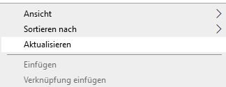 Kontextmenü - Hintergrundfarbe für ausgewählte Elemente ändern