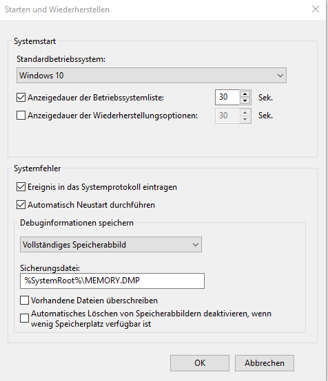 Windows Bluescreen "Attempted switch from DPC" beim Start / Ruhezustand