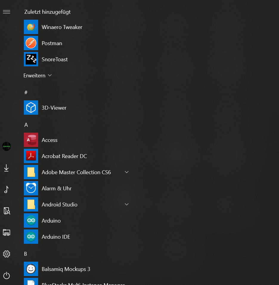 Windows Icons bedeckt mit leeren weißen Rechteck Symbol