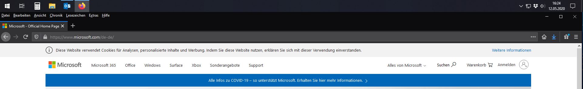 Grafikfehler bei Fenstern im maximierten Modus
