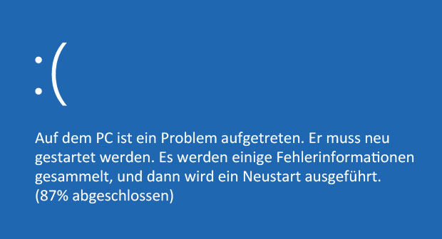 Grafik friert ein