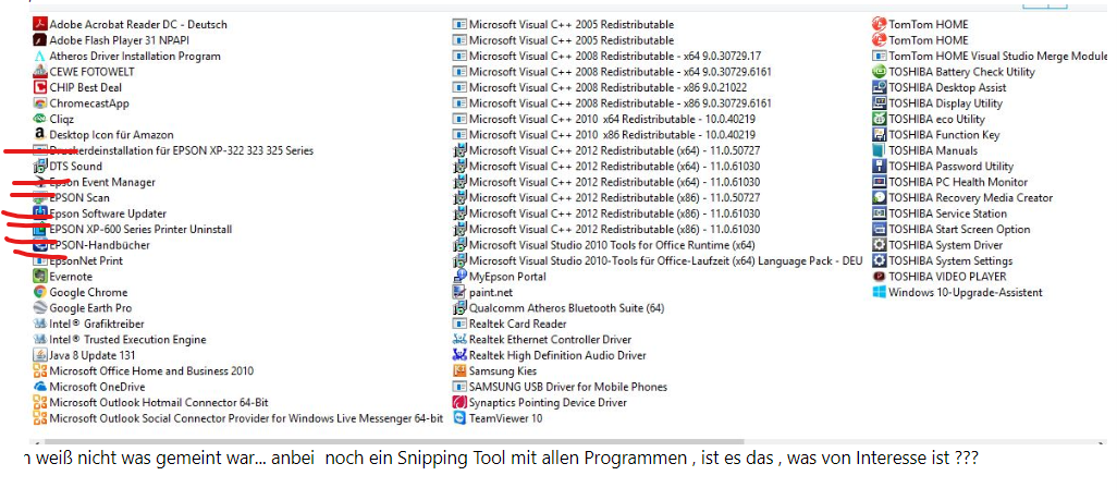 in  C D  eingelegter Datenträger / Epson CD - wird nicht vom CD-Rom Laufwerk gelesen...