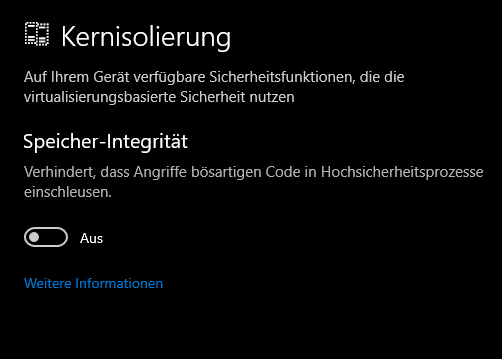 Kernisolierung