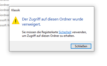 Ordnerzugriff