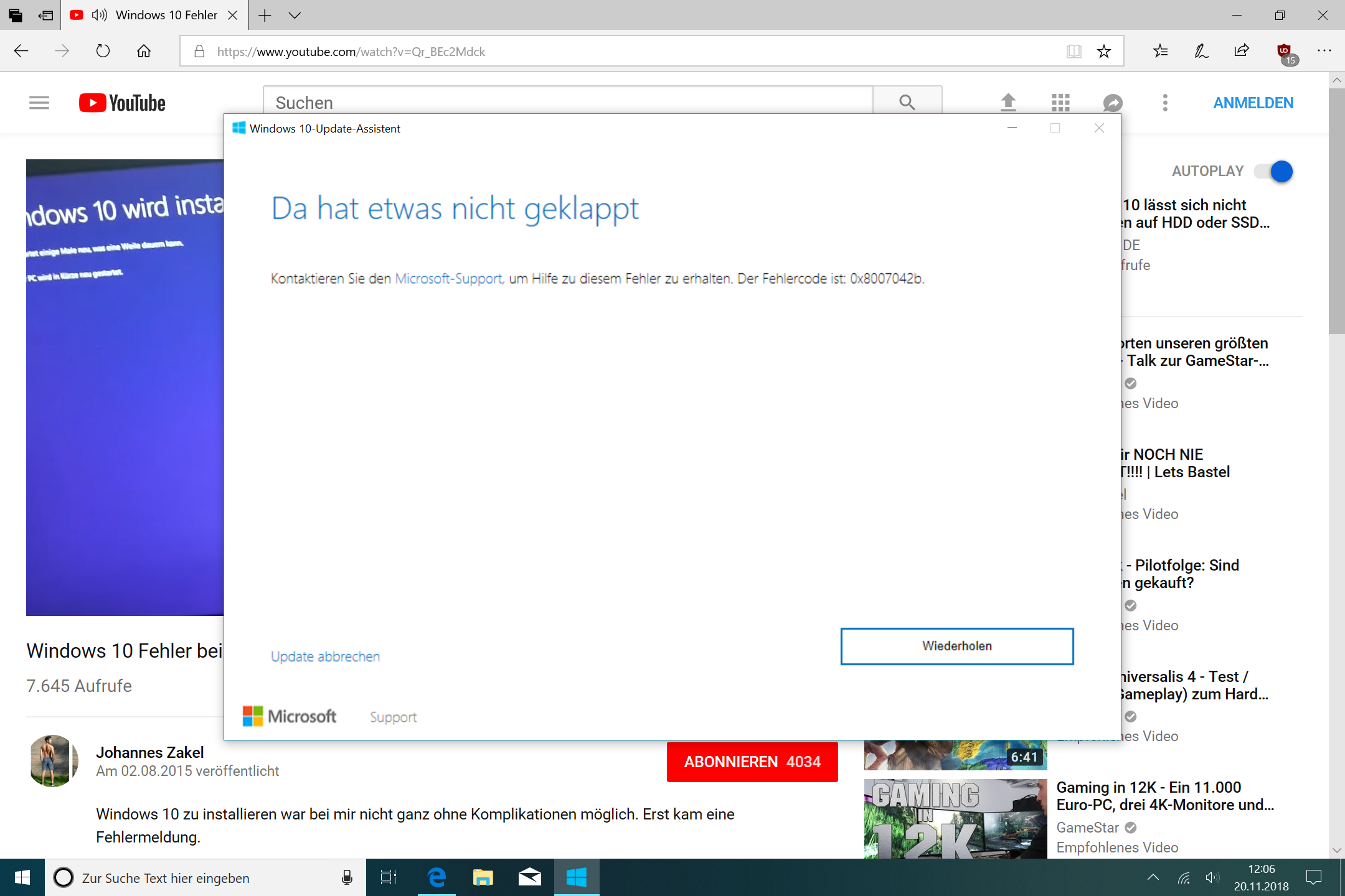Keine App-Installationen über den Microsoft Store möglich - Code: 0x80070490