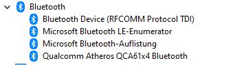 Bluetooth findet keine Geräte (Lenovo Y700-ISH34)