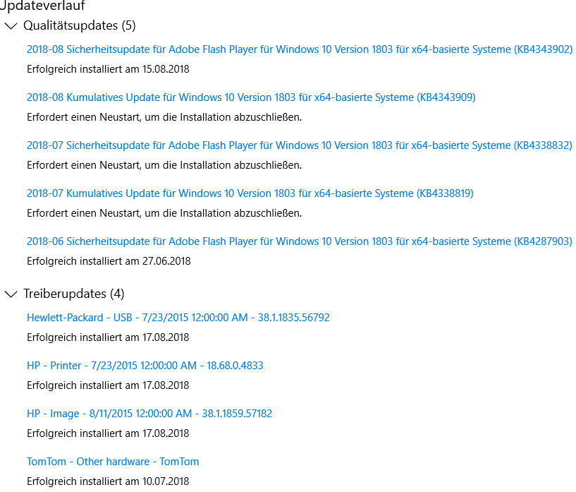 Windows Update-Problembehandlung  behebt den Fehler nicht.