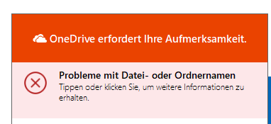 Ordner in OneDrive kann nicht gelöscht werden