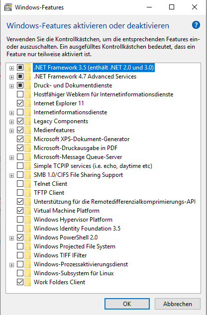 Windows 10 Hypervisor lässt sich nicht deaktivieren?