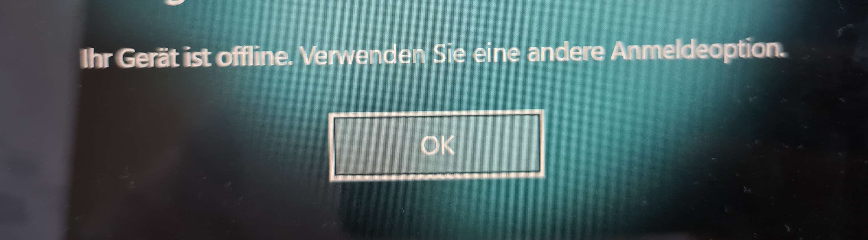 Windows 10 Anmeldung plötzlich nicht mehr möglich