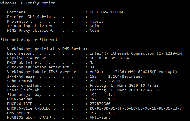 [Win 10] Netzwerkstatus "Nicht verbunden" trotz dessen das ich Internet habe.