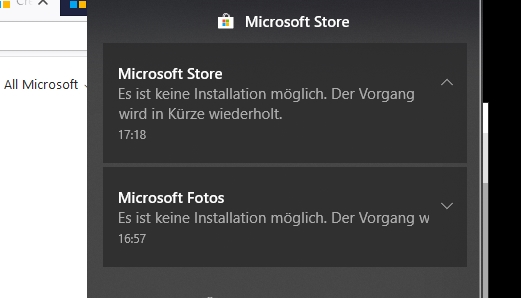 Windows Store Broken