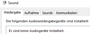 Synaptics Sound Treiber und Windows 2004