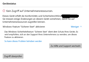 TPM PCR-Validierungsprofil fehlerhaft / PCR7 Bindung nicht möglich