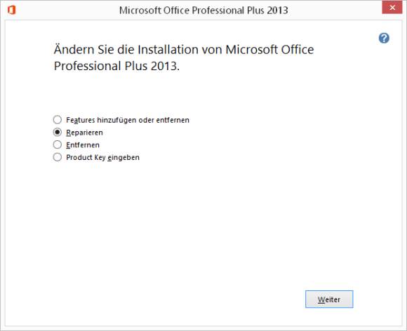 Outlook 2013 reparieren