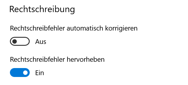 Outlook Webapp (von Office 365) - Windows 10 - Edge - Rechtschreibprüfung deaktivieren