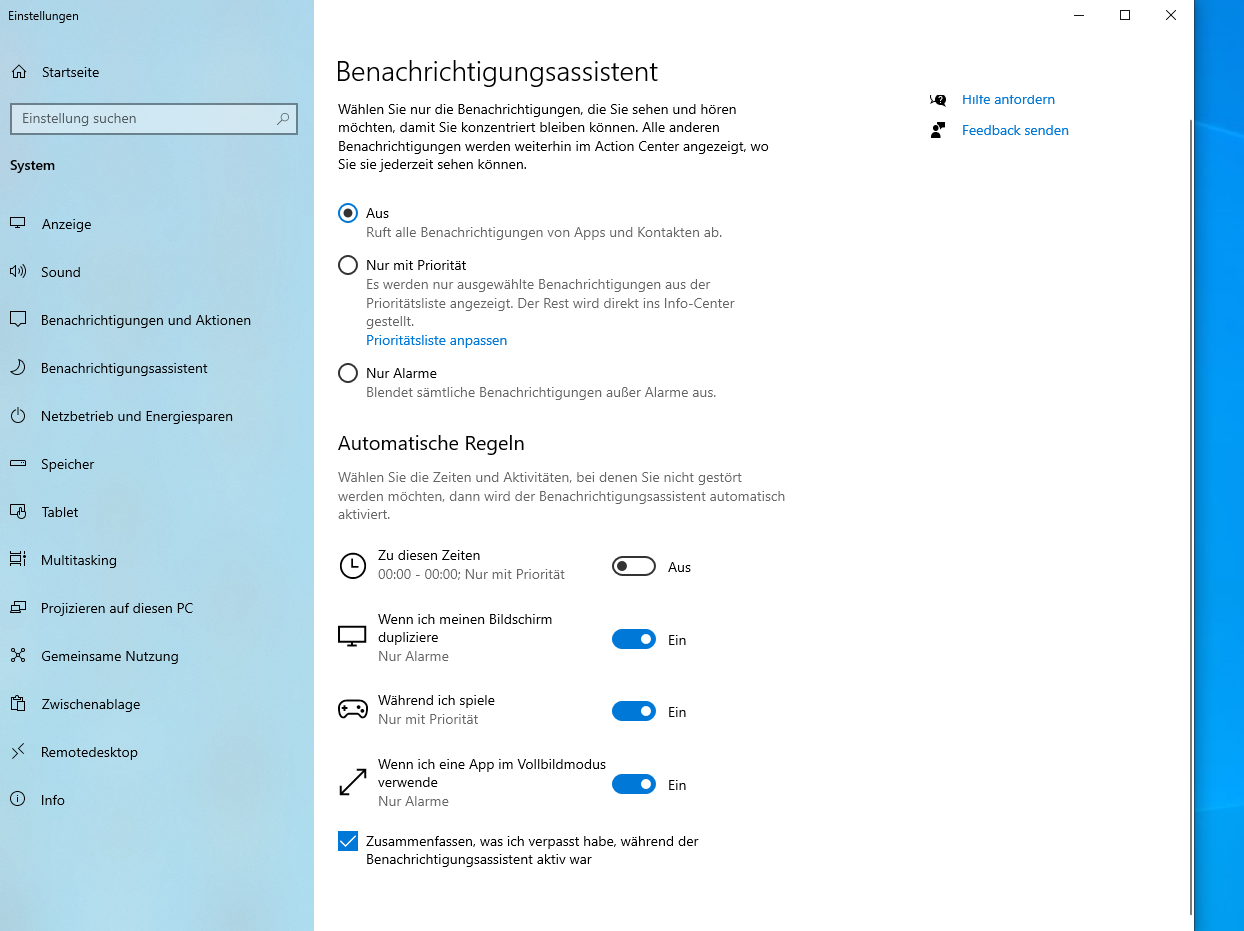 Benachrichtigungen Microsoft Edge