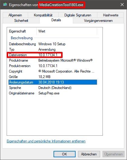 Welche  DVD-Medien sind unter April 2018 Update, Version 1803, Build 17134.5 noch kompatibel?