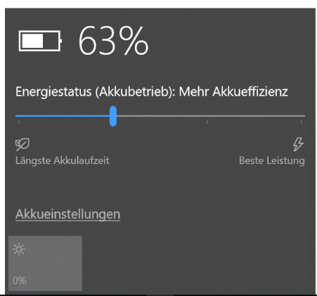 Surface Helligkeit lässt sich nicht ändern