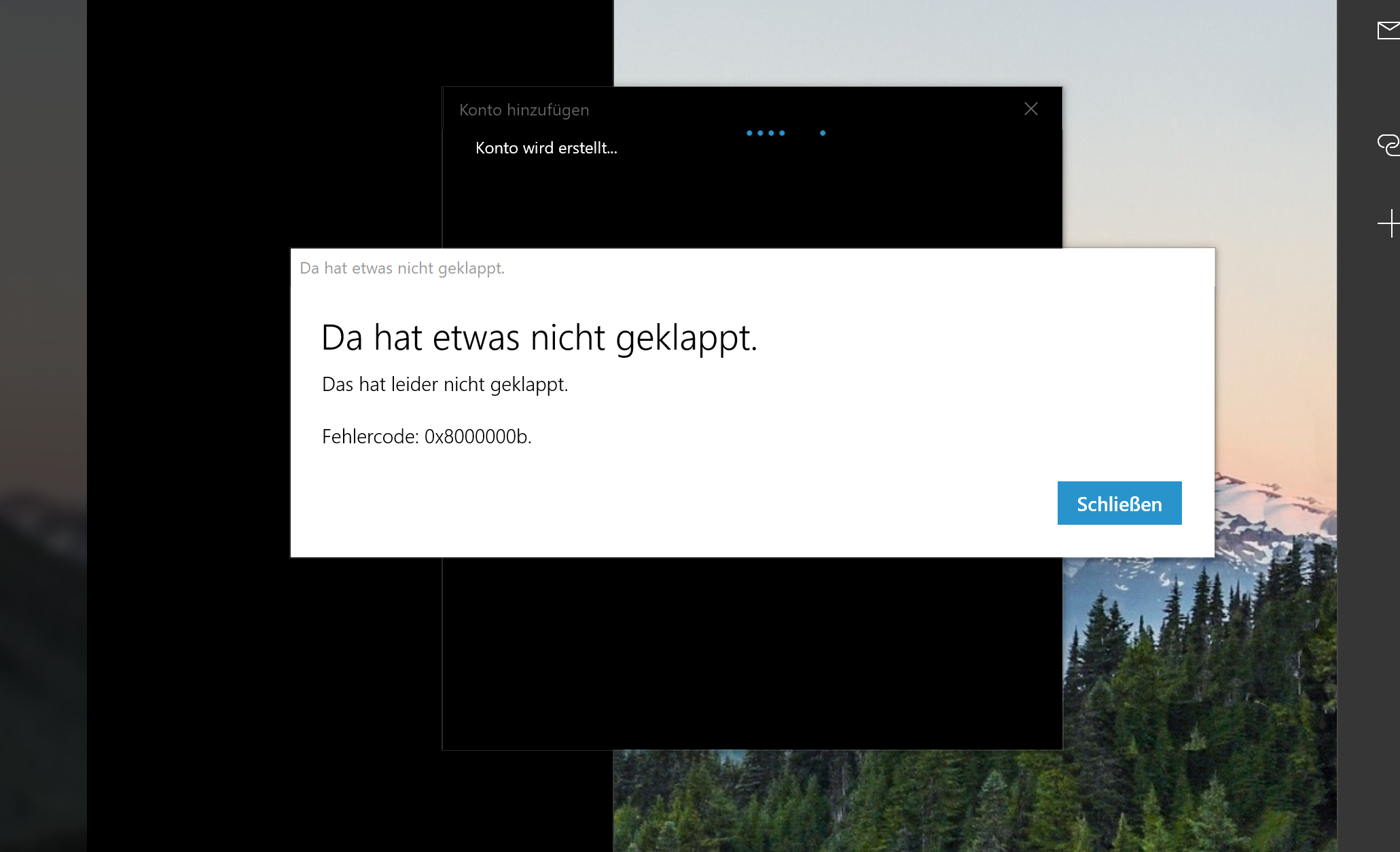 Edge Sync und Mail App