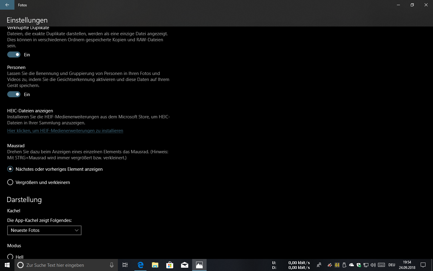Windows 10, heic dateien
