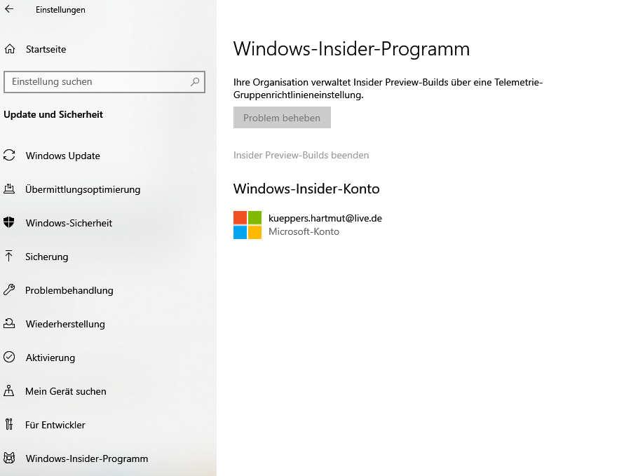 Windows 10 Pro Pre.