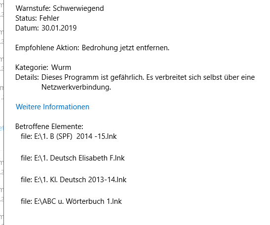Virus von Stick und I-Pod entfernen