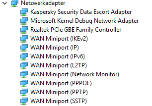 Windows 10 Teredo-Tunneling-Adapter nicht auffindbar/installierbar
