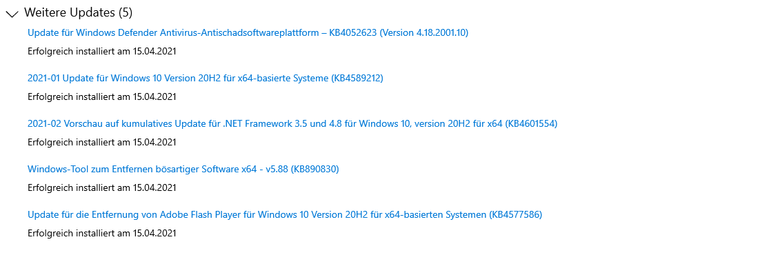 Beim Herunterladen einiger Updates sind Probleme aufgetreten 0x80d05011