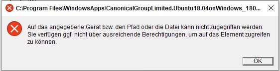 Windows Store keine Berechtigung zum Installieren von Apps