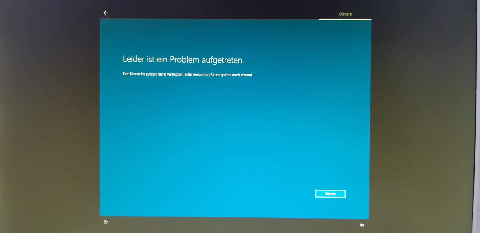 Windows verlangt nach Start eine Bestätigung des Microsoft Kontos, dieser Dienst ist...