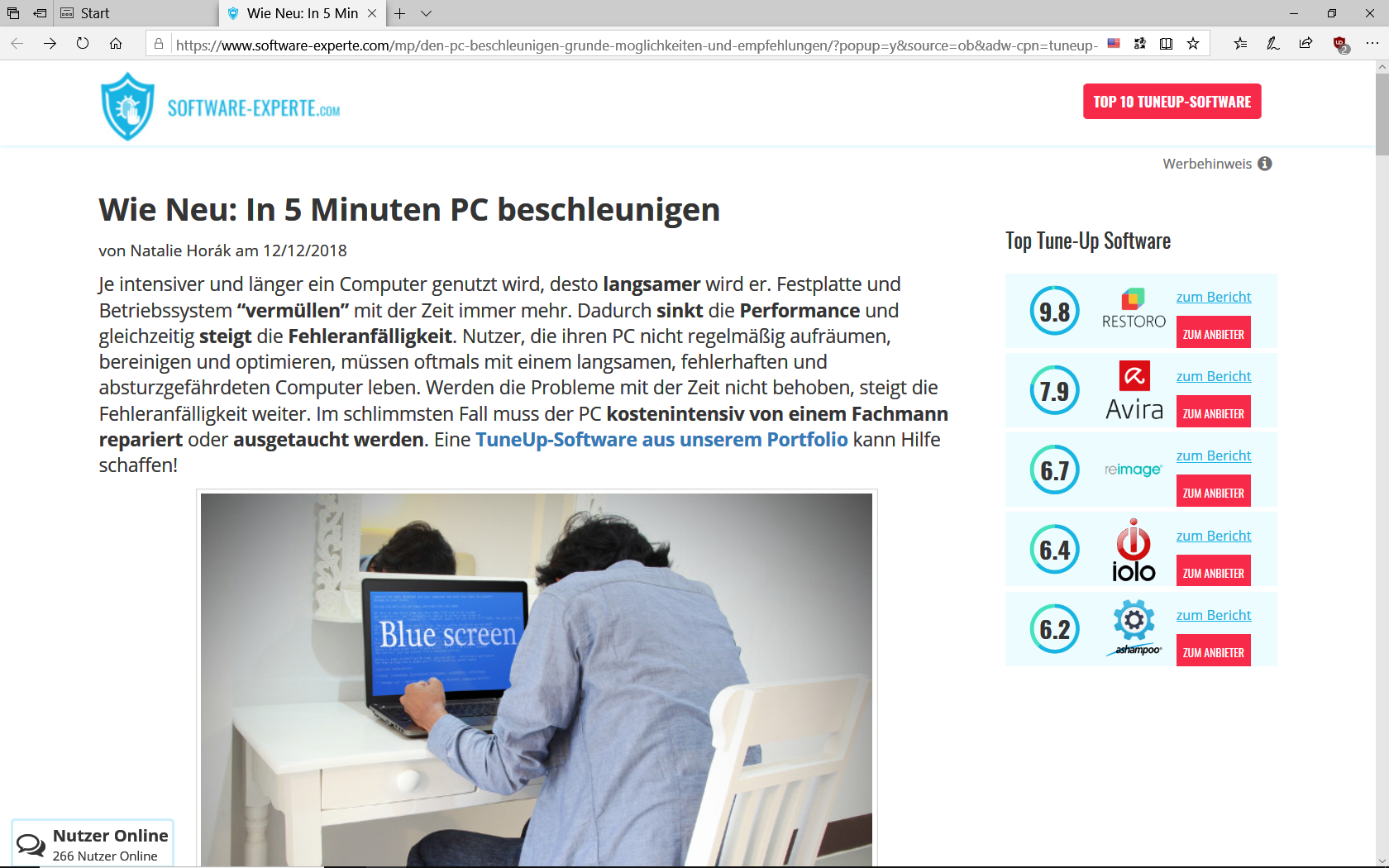 WARUM macht MSN WERBUNG für solchen SCHROTT?