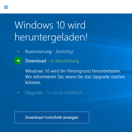 Upgrade auf Windows 10 Home fehlgeschlagen, Code 80004005