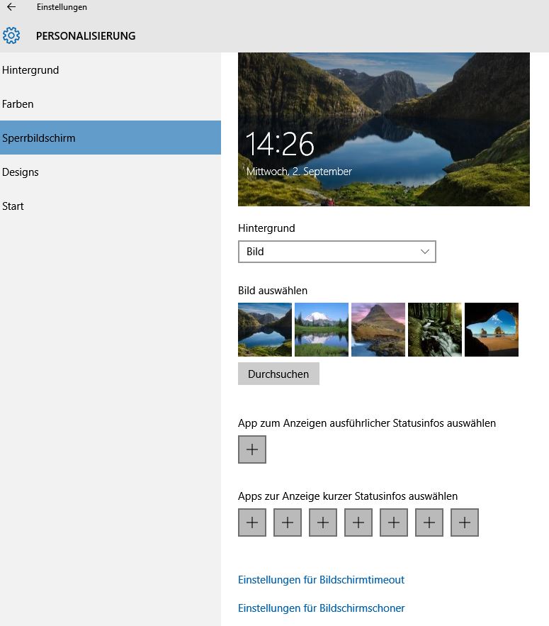 Monitor wird nach 1 Minute ohne Maus- oder Tastenbewegung schwarz
