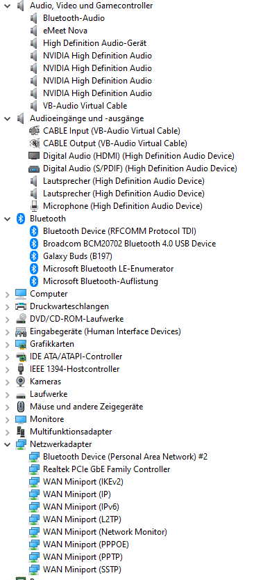 Bluetooth-Audio Getrennt und lässt sich nicht verbinden
