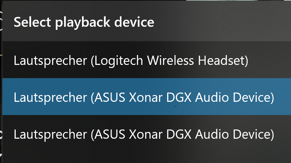 Identische Soundkarten: eine (oben) ist lauter